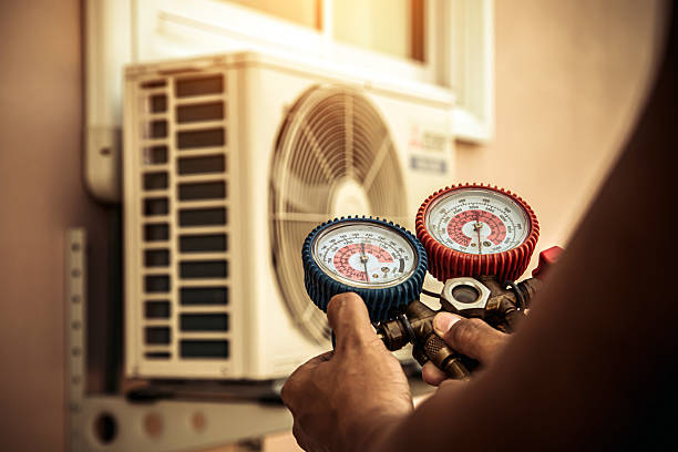 Professional Furnace Repair technician working in Belleville, AR